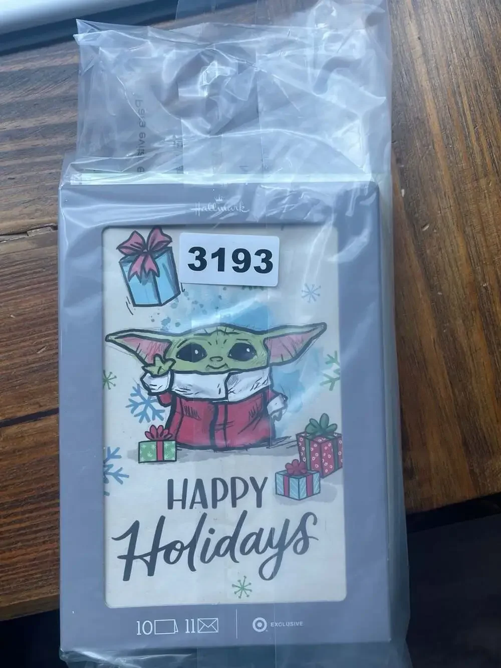Papyrus Mateja Kovac Wine Bottles Disney Star Wars Christmas Greeting Cards